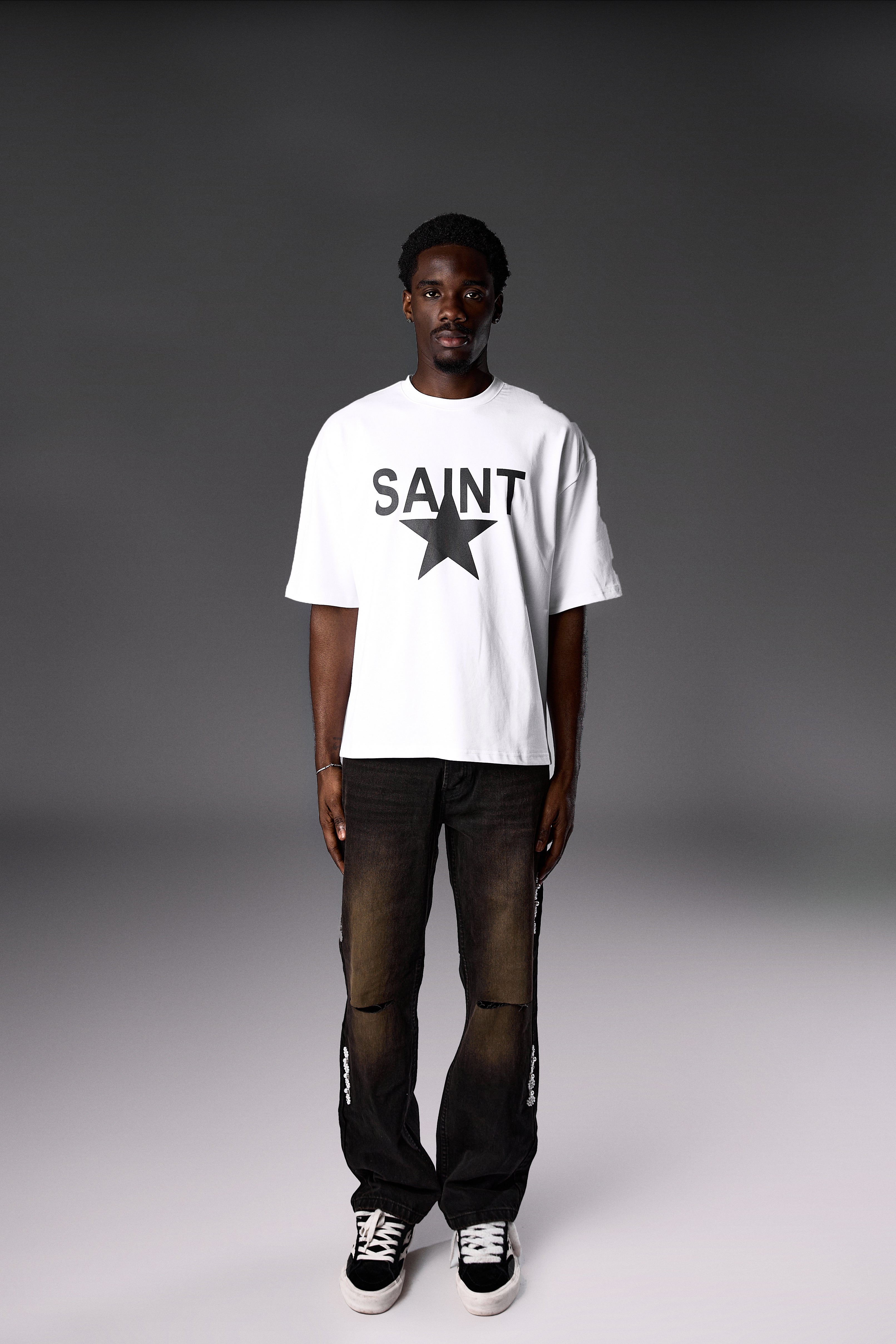 Heavyweight Saint Star Tee - Ivory Heavyweight Saint Star Tee - Ivory