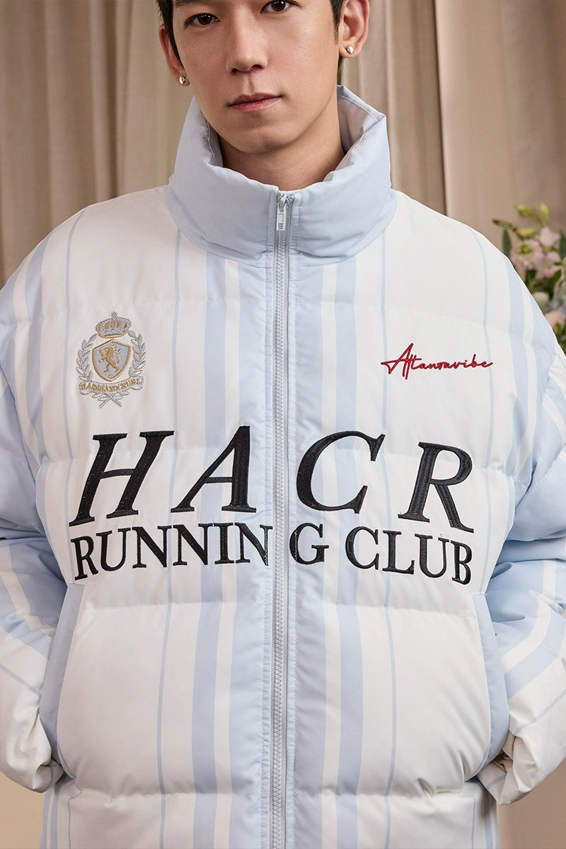 Retro Striped Football Club Puffer Retro Striped Football Club Puffer