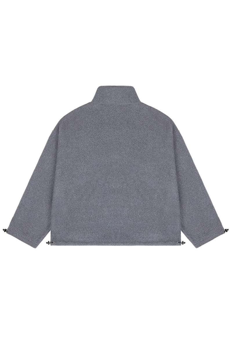 Oversized Half-Zip Fleece Sweatshirt Oversized Half-Zip Fleece Sweatshirt