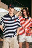 Nautical Striped Embroidered Polo Shirt Nautical Striped Embroidered Polo Shirt