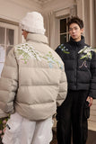 Classic Floral Embroidery Graphene Jacket Classic Floral Embroidery Graphene Jacket