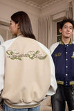 Floral Embroidery Varsity Jacket Floral Embroidery Varsity Jacket