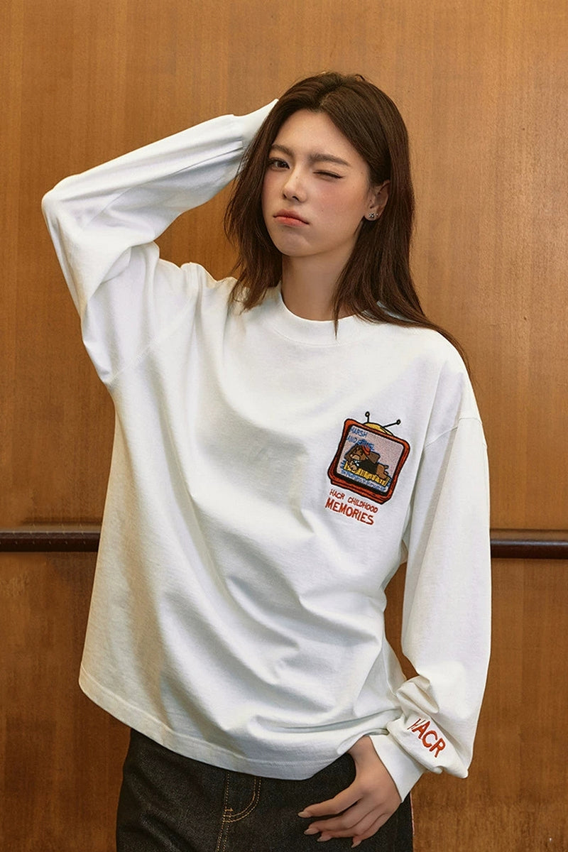 Dachshund Graphic Loose Fit Tee Dachshund Graphic Loose Fit Tee