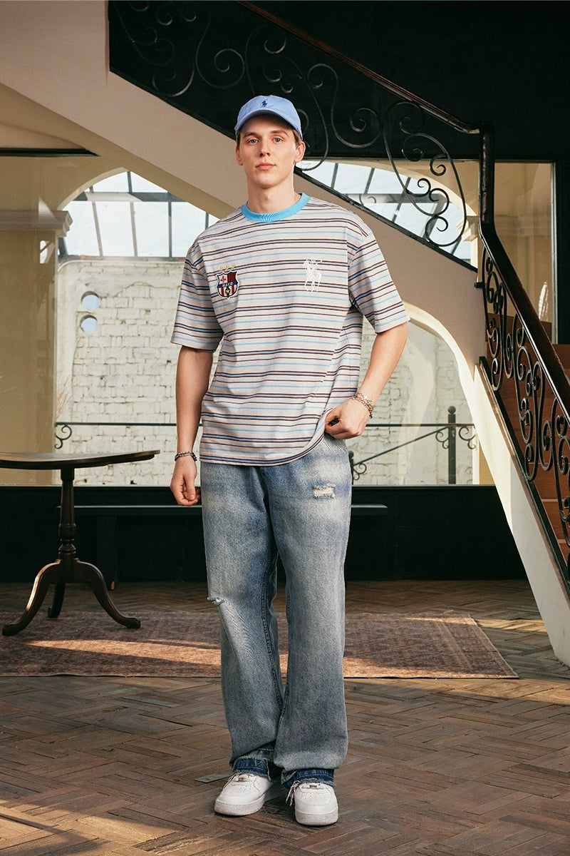 Vintage Striped Loose Fit Tee Vintage Striped Loose Fit Tee