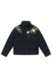 Floral Embroidered Down Jacket Floral Embroidered Down Jacket