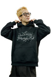 Pearl Embellished Graphic Hoodie Pearl Embellished Graphic Hoodie