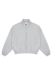 Cropped Oversized Zip Sweatshirt Cropped Oversized Zip Sweatshirt