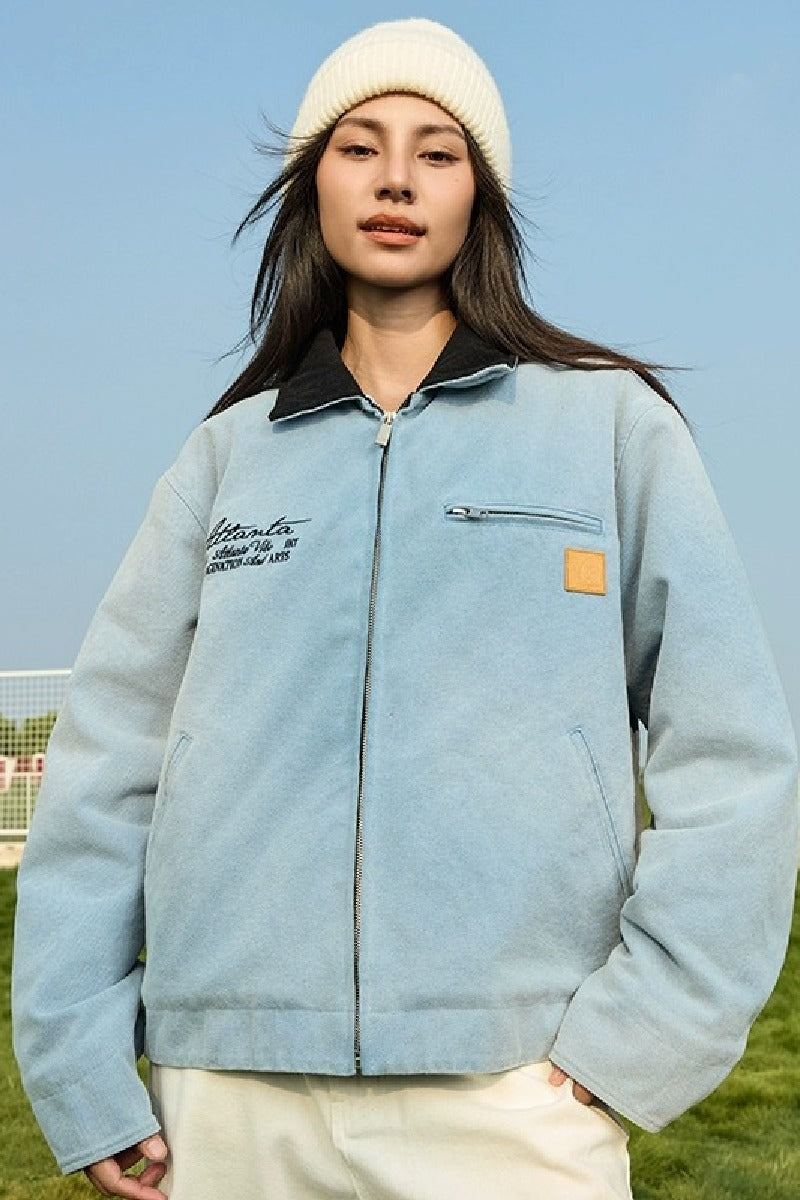 Detroit Retro Embroidered Jacket Detroit Retro Embroidered Jacket