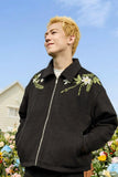 Floral Embroidered Wool Jacket Floral Embroidered Wool Jacket
