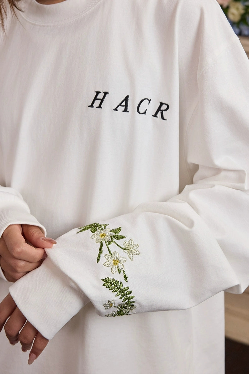 Embroidered Bracelet Long Sleeve Tee Embroidered Bracelet Long Sleeve Tee