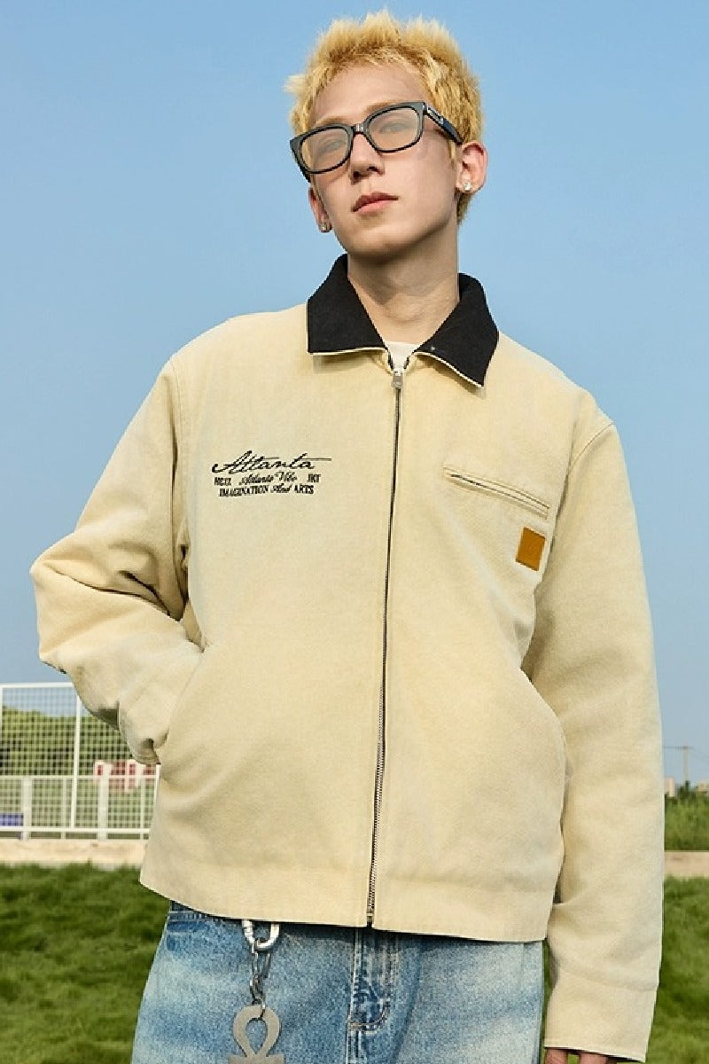 Detroit Retro Embroidered Jacket Detroit Retro Embroidered Jacket