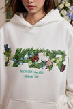 Butterfly Logo Loose Fleece Hoodie Butterfly Logo Loose Fleece Hoodie