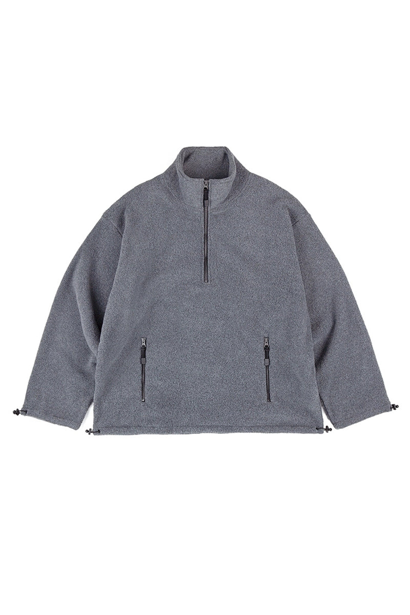 Oversized Half-Zip Fleece Sweatshirt Oversized Half-Zip Fleece Sweatshirt