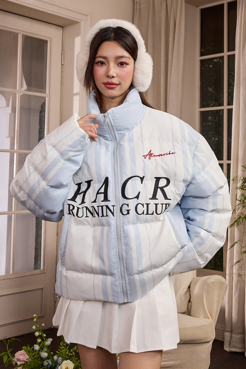 Retro Striped Football Club Puffer Retro Striped Football Club Puffer