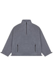 Oversized Half-Zip Fleece Sweatshirt Oversized Half-Zip Fleece Sweatshirt