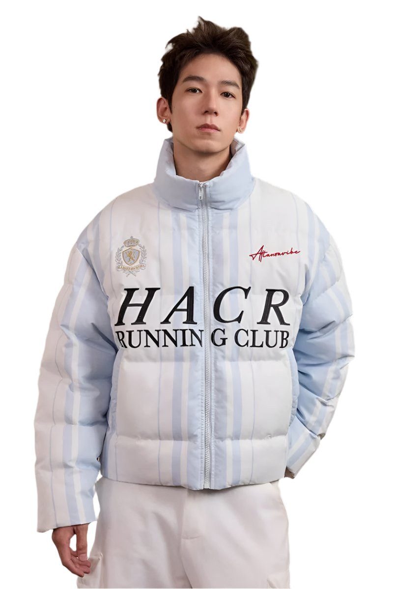 Retro Striped Football Club Puffer Retro Striped Football Club Puffer