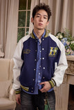 Floral Embroidery Varsity Jacket Floral Embroidery Varsity Jacket