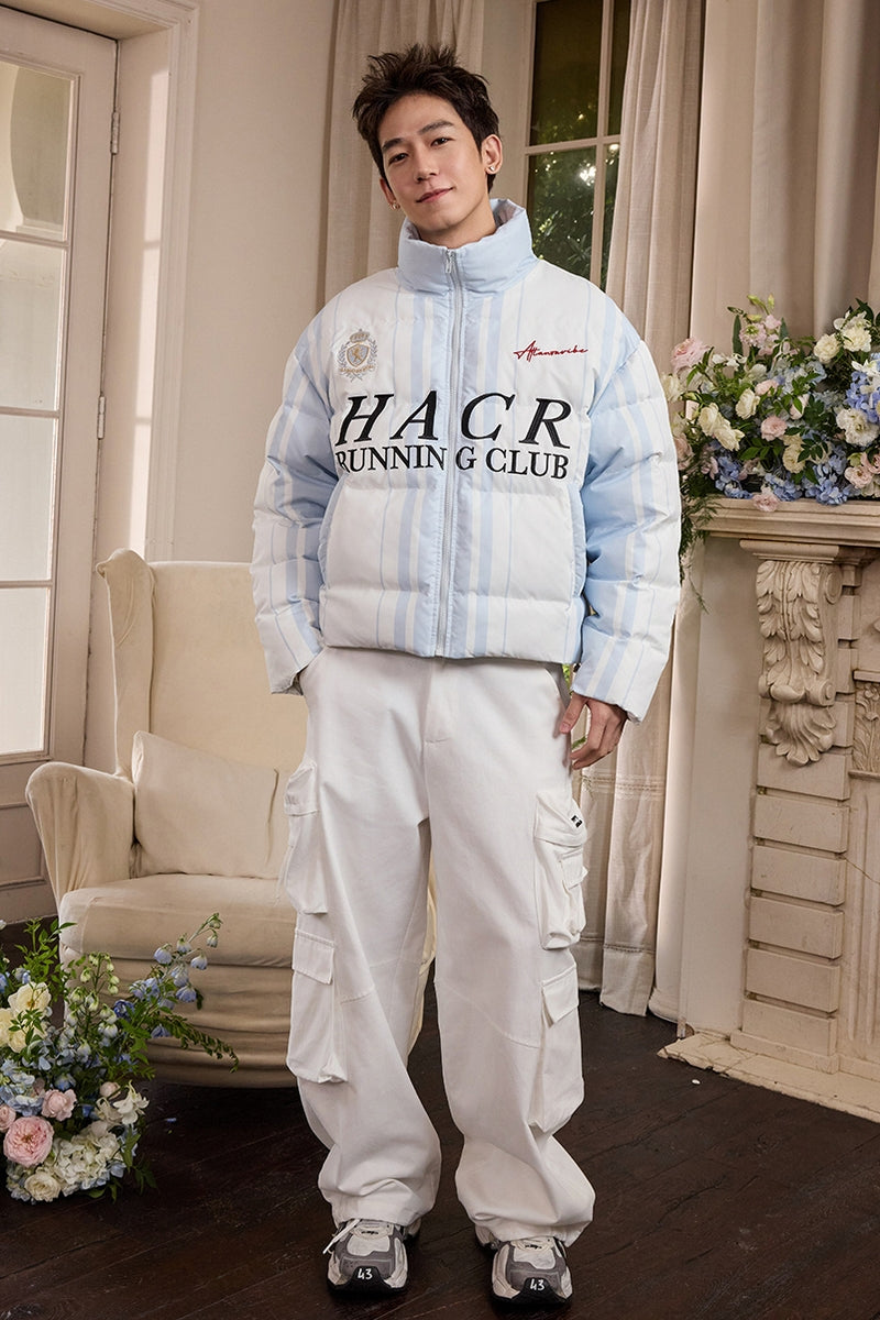 Retro Striped Football Club Puffer Retro Striped Football Club Puffer