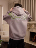 Floral Embroidery Oversized Hoodie Floral Embroidery Oversized Hoodie