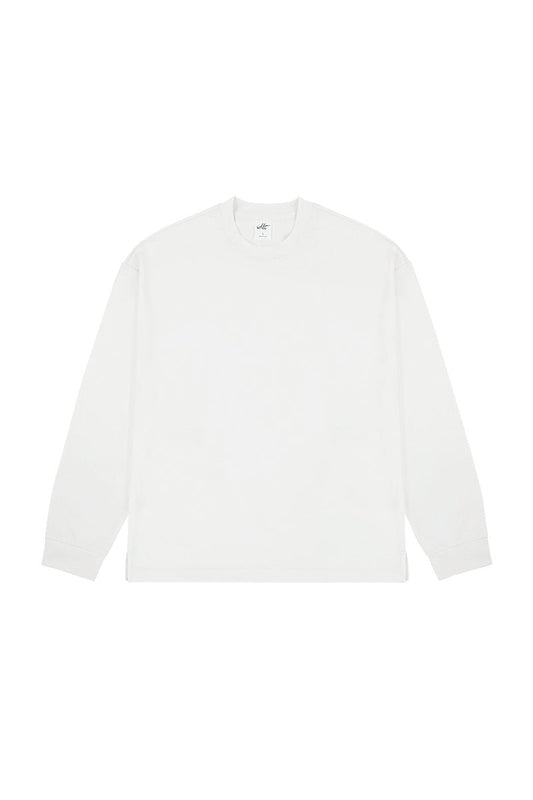 Loose Fit Yarn Long Sleeve Tee