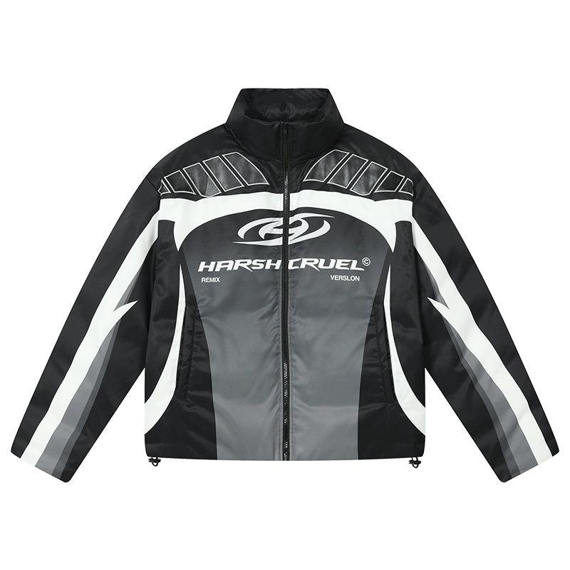 Colorblock Racing Gradient Puffer Jacket Colorblock Racing Gradient Puffer Jacket