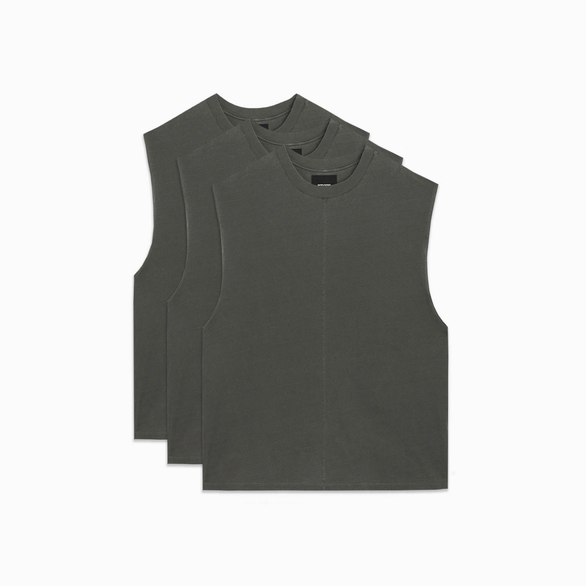 3 pack standard gym tanks / vintage black 3 pack standard gym tanks / vintage black