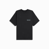 Beverly Hills icon tee / washed black + clearwater blue Beverly Hills icon tee / washed black + clearwater blue