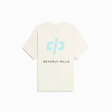 Beverly Hills icon tee / natural + clearwater blue Beverly Hills icon tee / natural + clearwater blue