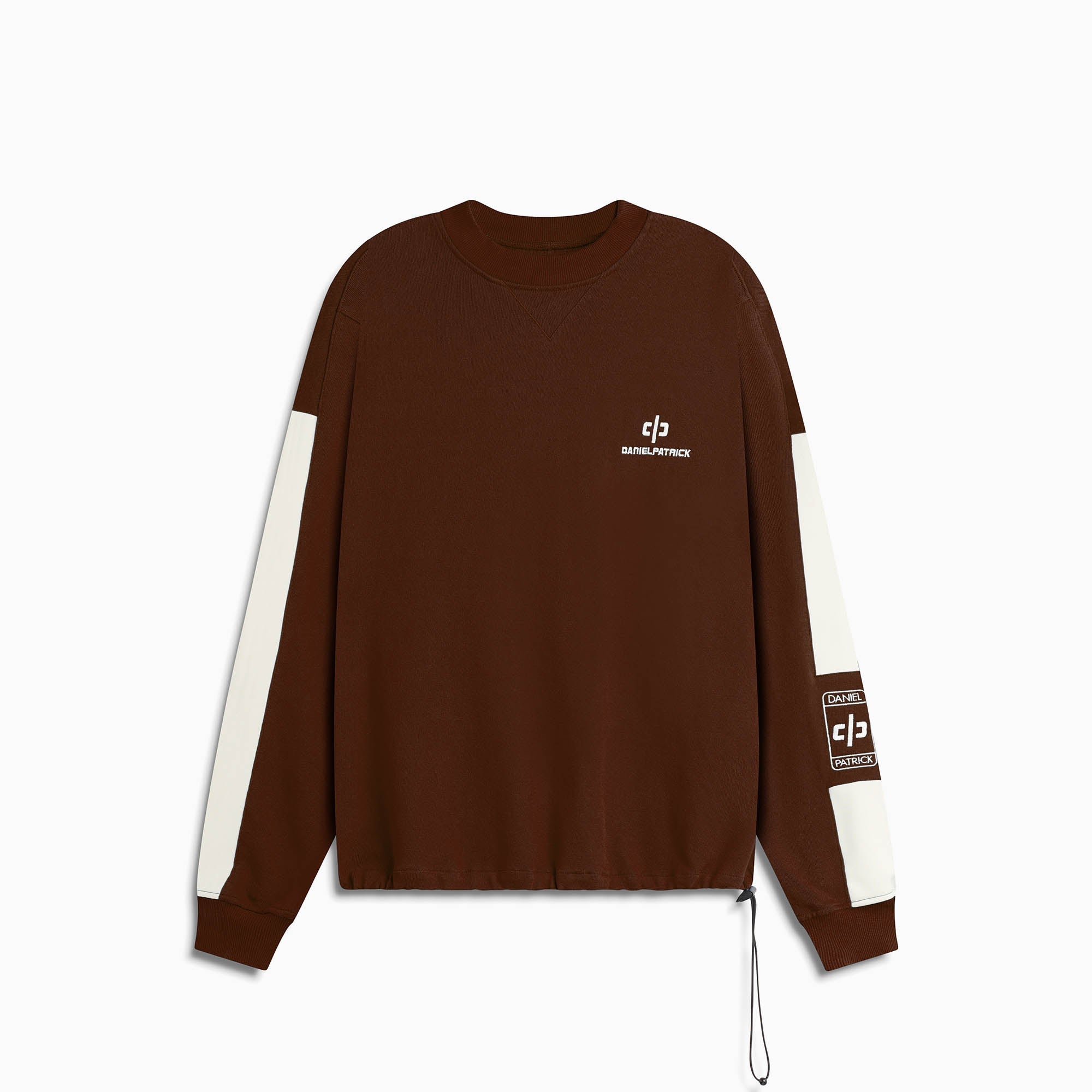 Beverly Hills crewneck / brown + ivory Beverly Hills crewneck / brown + ivory