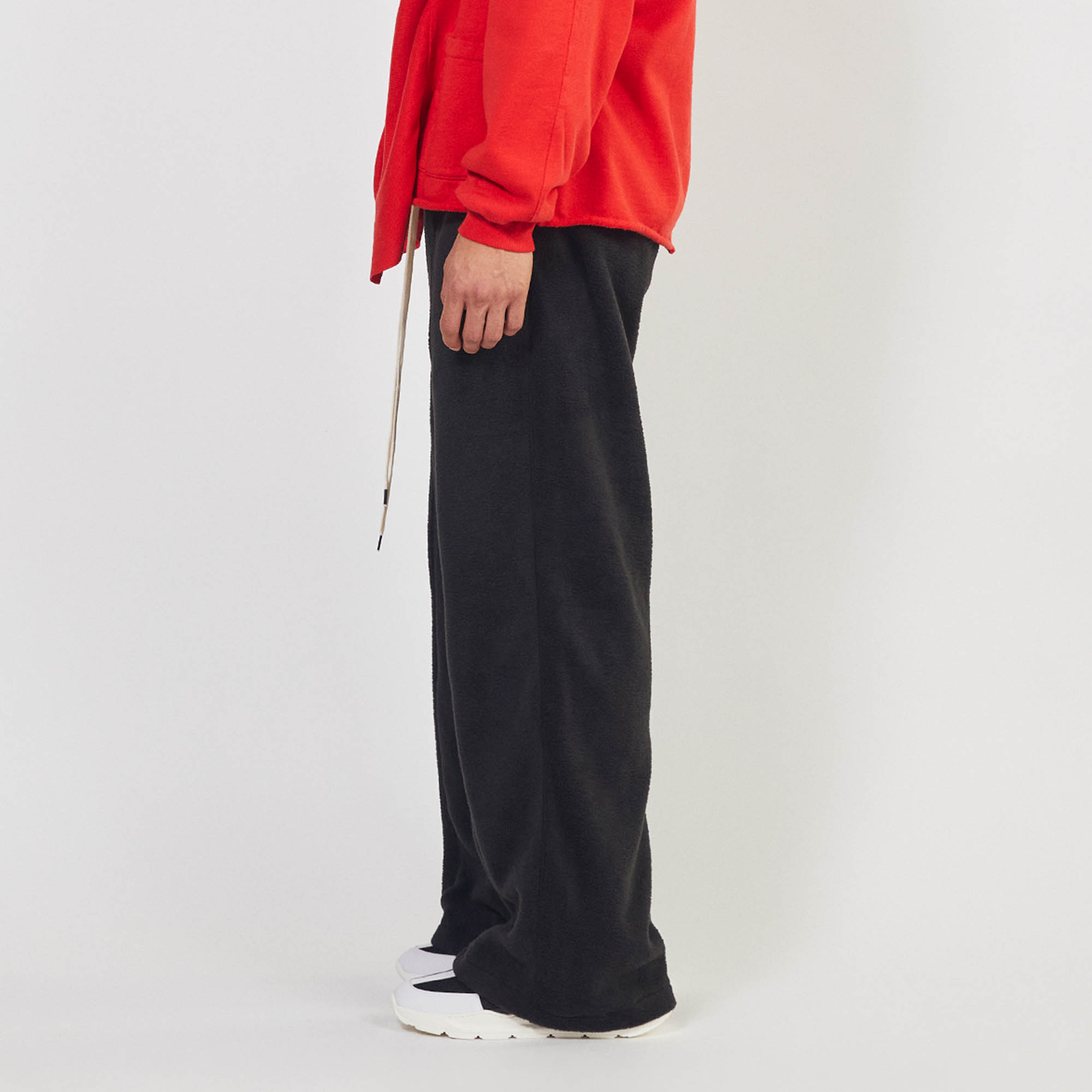 bootcut sweatpants / black polar bootcut sweatpants / black polar