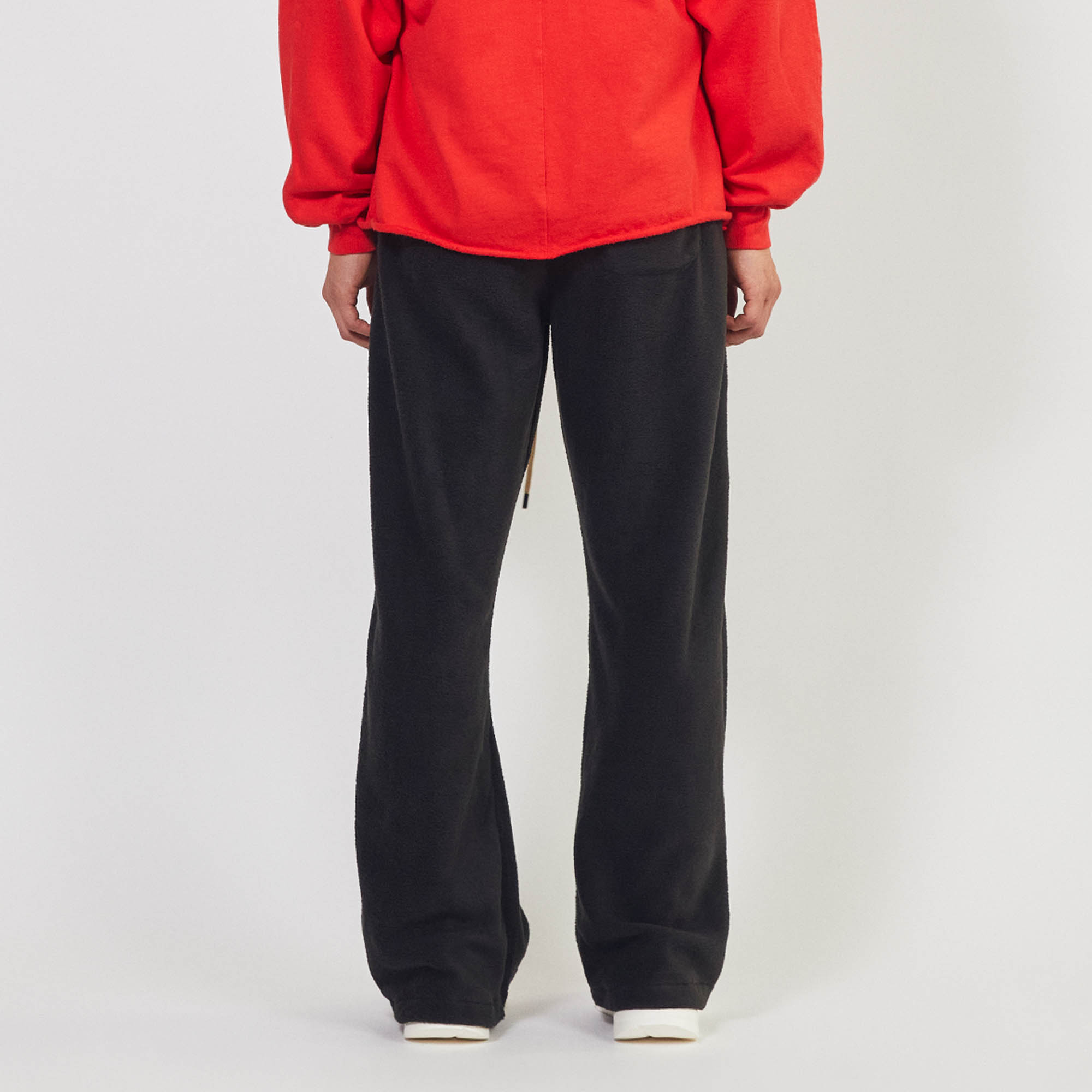 bootcut sweatpants / black polar bootcut sweatpants / black polar