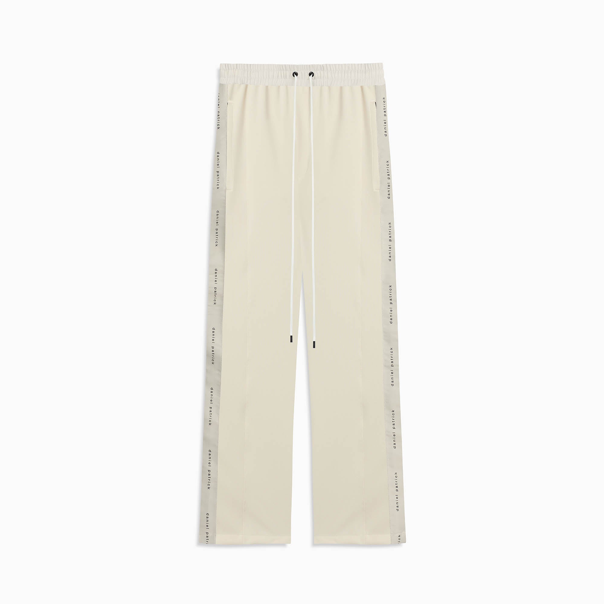 bootcut track pant / ivory + ivory bootcut track pant / ivory + ivory