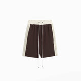 classic gym short / brown + ivory classic gym short / brown + ivory