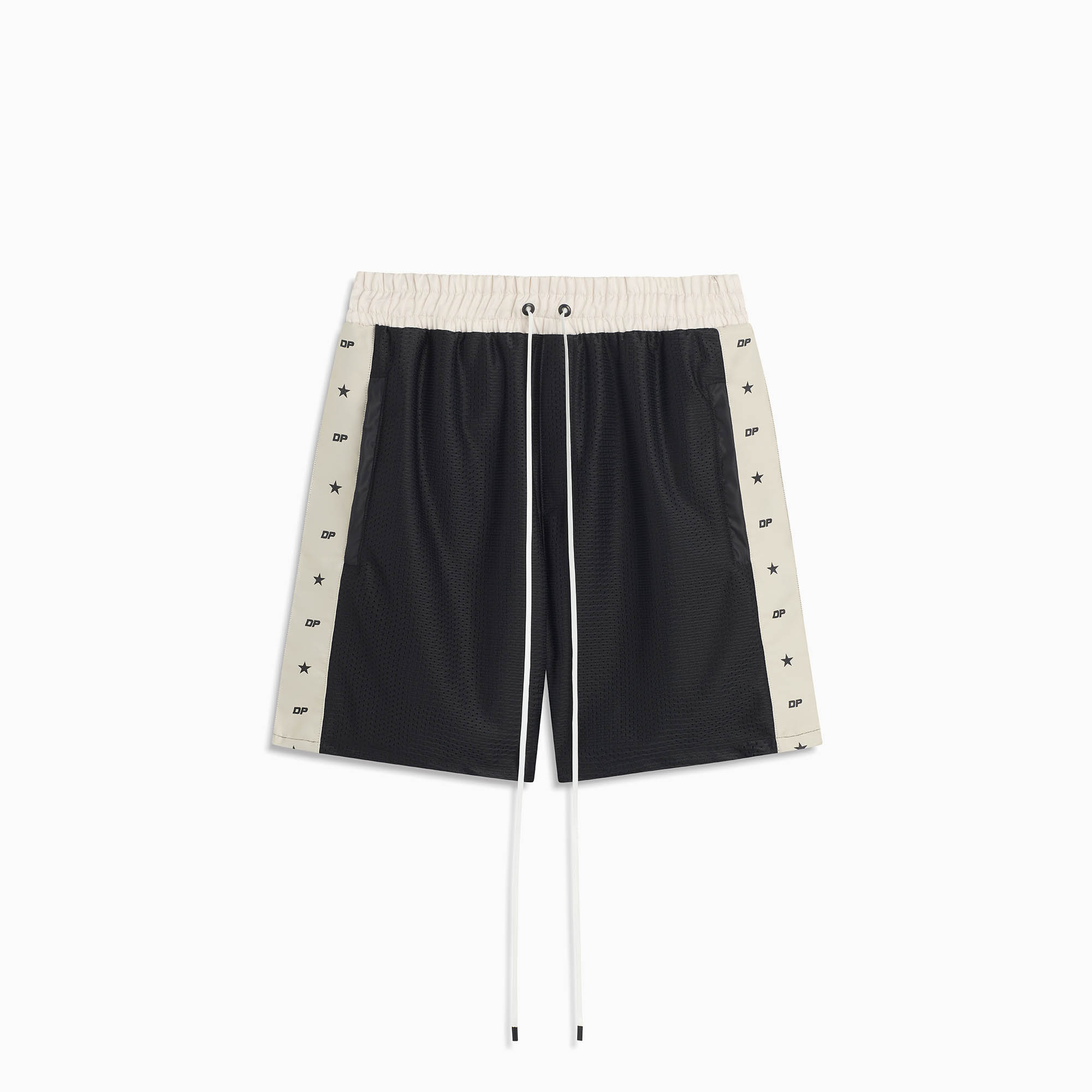 DP all-star mesh gym short / black + ivory DP all-star mesh gym short / black + ivory