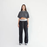 bootcut sweatpants / black polar bootcut sweatpants / black polar