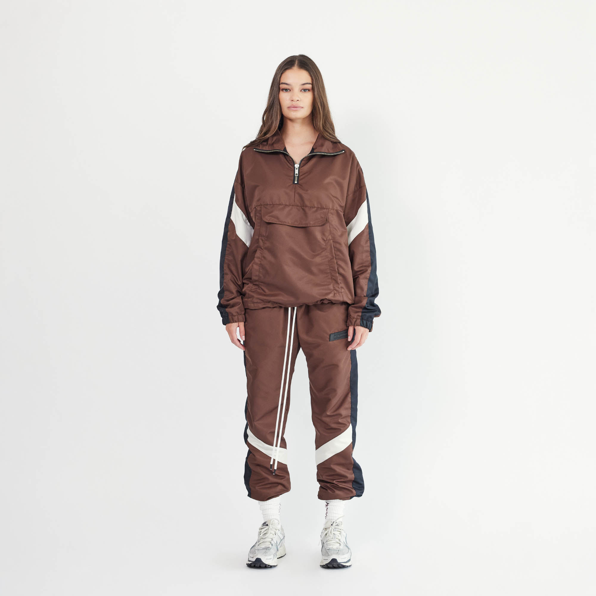 anorak 2.5 / brown + black + ivory anorak 2.5 / brown + black + ivory