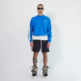 Beverly Hills crewneck / vintage blue + ivory Beverly Hills crewneck / vintage blue + ivory