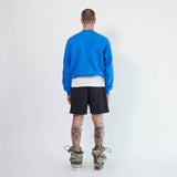 Beverly Hills crewneck / vintage blue + ivory Beverly Hills crewneck / vintage blue + ivory