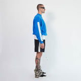 Beverly Hills crewneck / vintage blue + ivory Beverly Hills crewneck / vintage blue + ivory