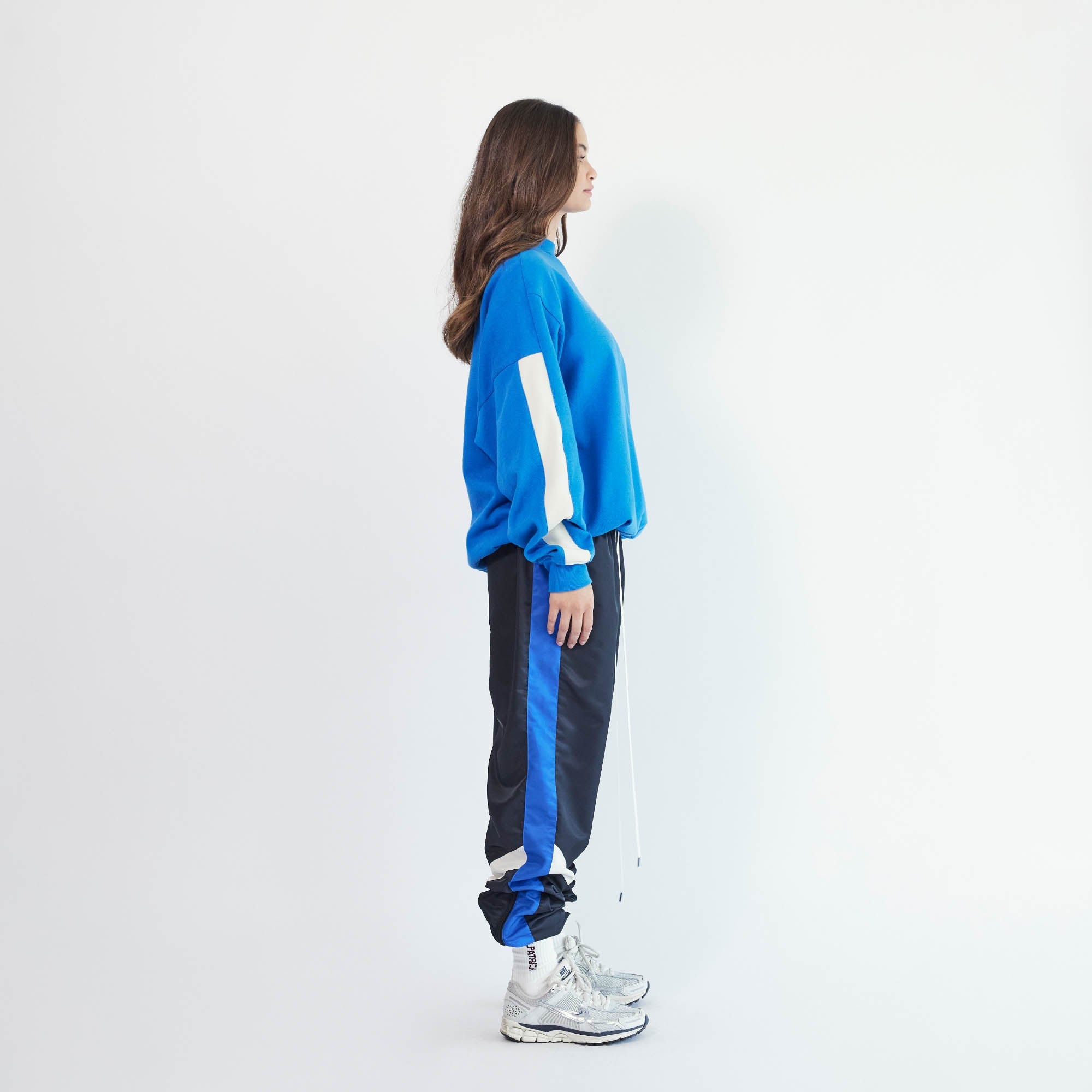 Beverly Hills crewneck / vintage blue + ivory Beverly Hills crewneck / vintage blue + ivory