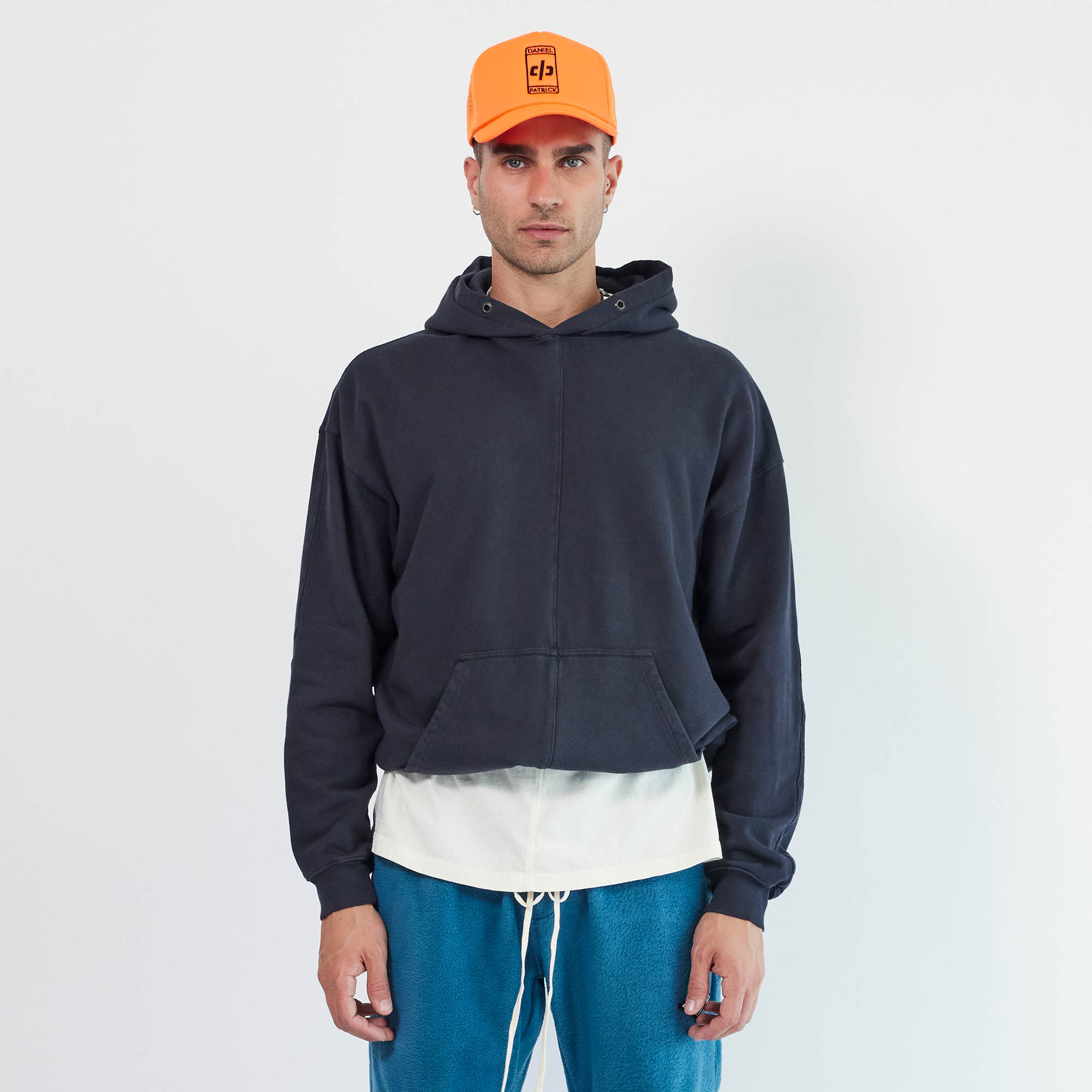 standard bungee hoodie / washed black standard bungee hoodie / washed black