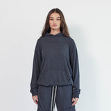 loop terry standard hoodie / black heather loop terry standard hoodie / black heather