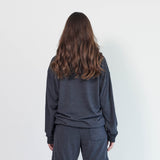 loop terry standard hoodie / black heather loop terry standard hoodie / black heather