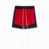 icon mesh gym short / red + black icon mesh gym short / red + black