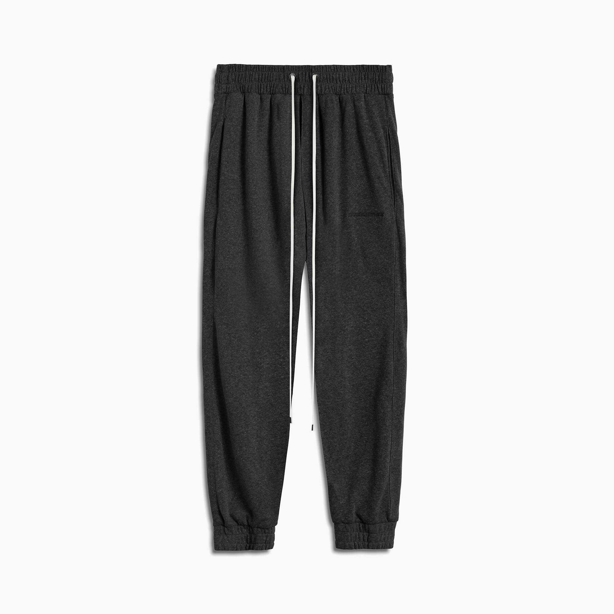 loop terry roaming sweatpants / black heather loop terry roaming sweatpants / black heather