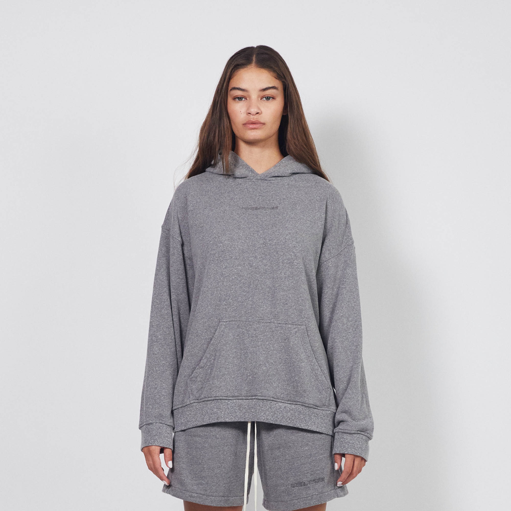 loop terry standard hoodie / heather grey loop terry standard hoodie / heather grey