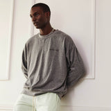 loop terry standard sweatshirt / heather grey loop terry standard sweatshirt / heather grey