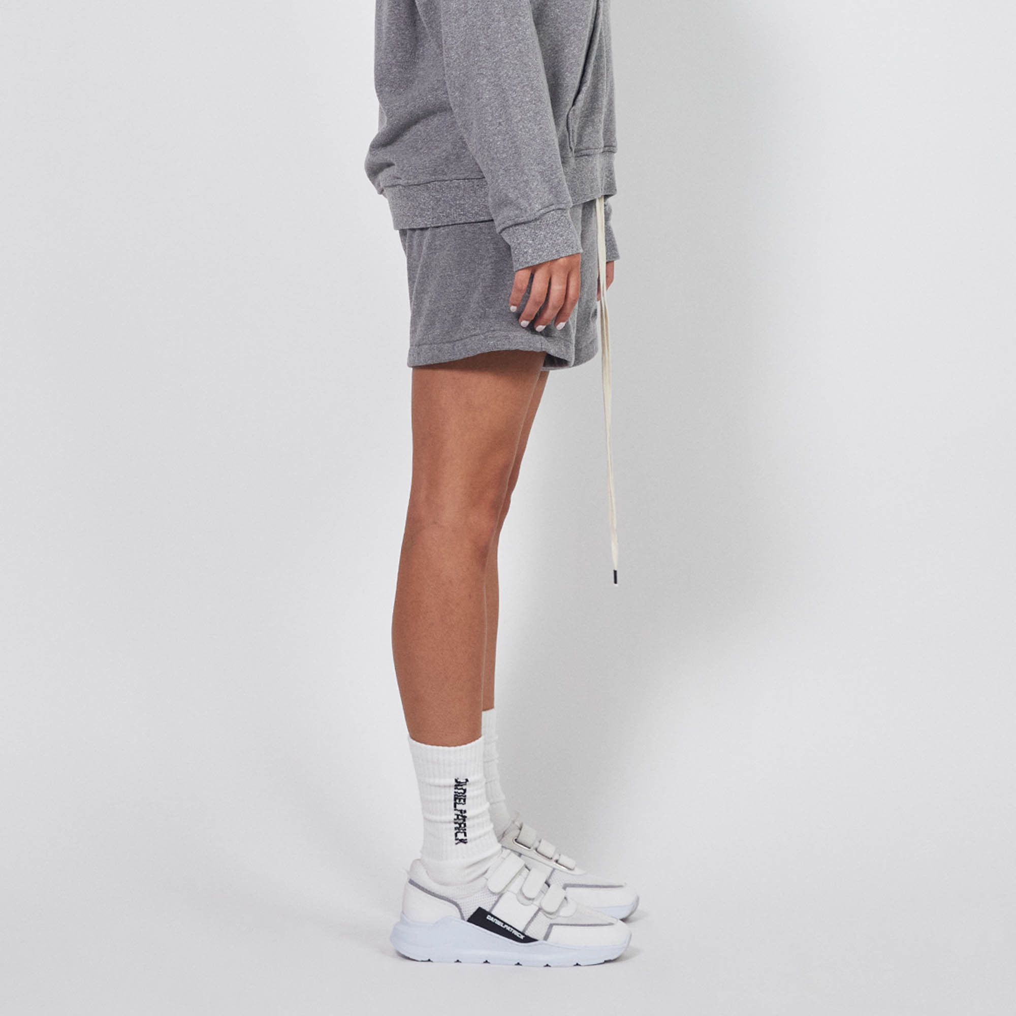 loop terry standard sweatshort / heather grey loop terry standard sweatshort / heather grey