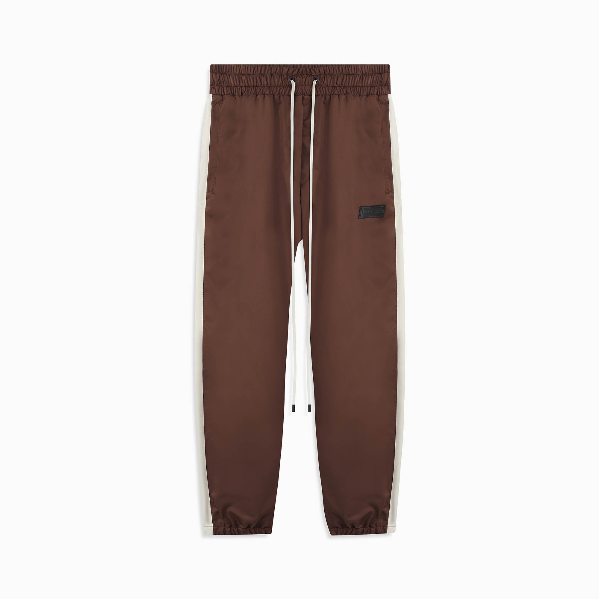 parachute track pant 1.5 / brown + ivory parachute track pant 1.5 / brown + ivory