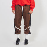 parachute track pant 2.5 / brown + black + ivory parachute track pant 2.5 / brown + black + ivory